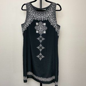 Vince Camuto black and white dress